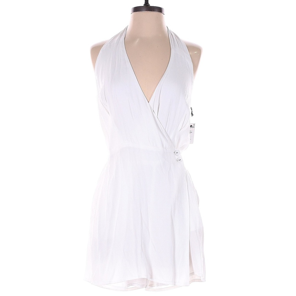 Leith White Romper Short Dress Size Large